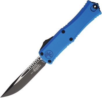 Microtech Automatic Hera II Mini OTF Pocket Knife Blue - MCT1703M1BL